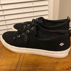 Sperry Black Canvas Sneaker